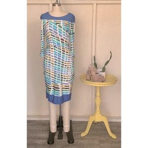 Kay Unger Long Sleeve Midi Dress US 6